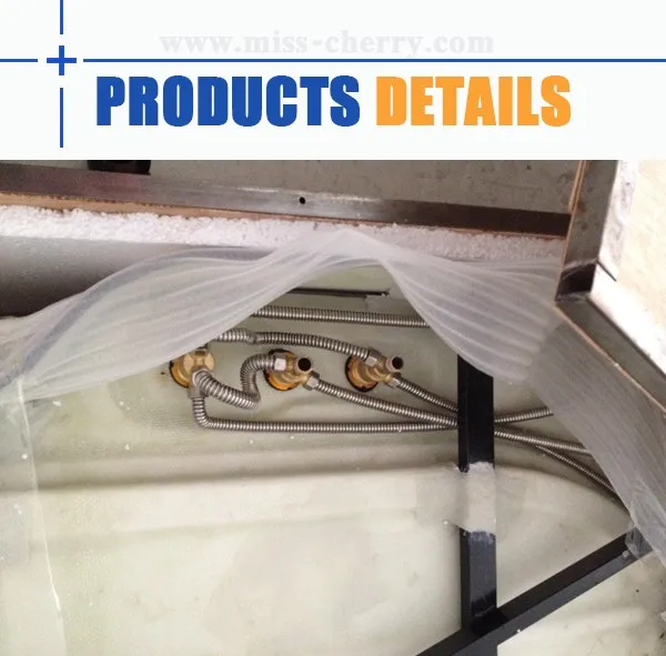 hot selling slimming reshaping massage water jet shower bed with 7 spary head
