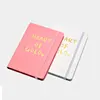 Gold foil blocked custom journal notebooks vintage