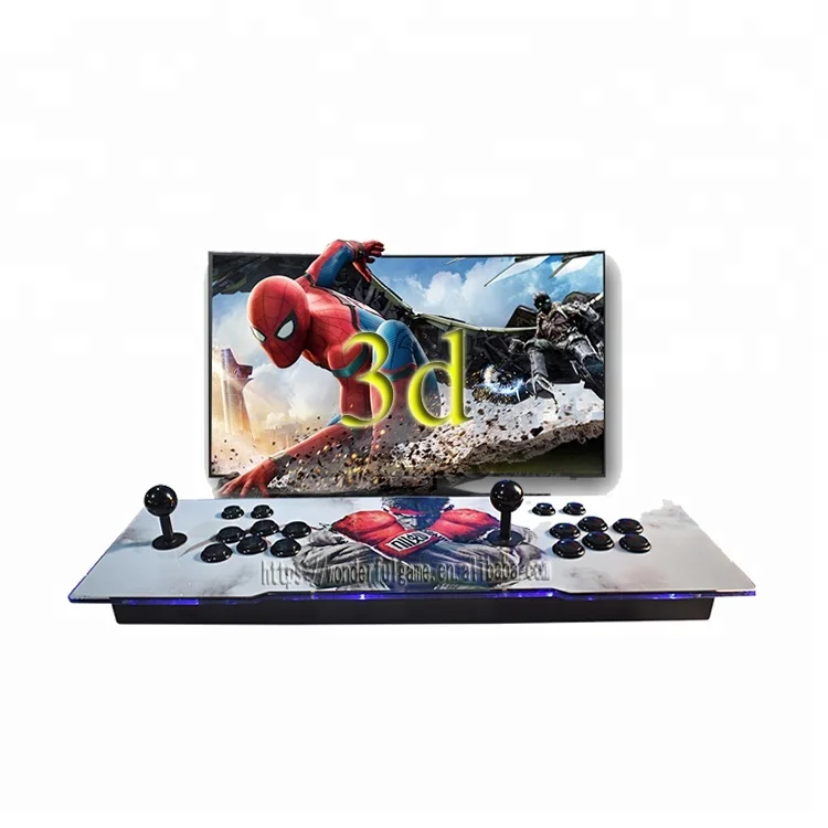 

Arcade Sanwa jostick and buttons Pandora Box Treasure 3D Game console Support HDMI VGA Output, N/a