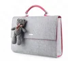 Alibaba China supplier best quality simple light grey pu felt computer