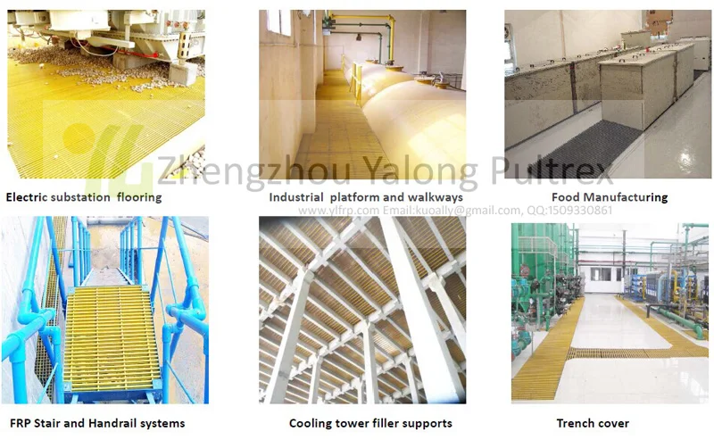 FRP grating applications