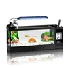 USB Mini Aquarium LED Lamp Coffee Table Fish Tank With LCD Display Screen