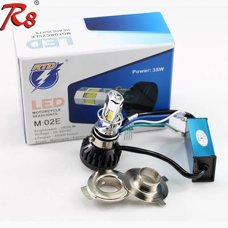 Factory Wholesale Motorcycle Lights M02e Sale 6 Cob Sides 35w 3500