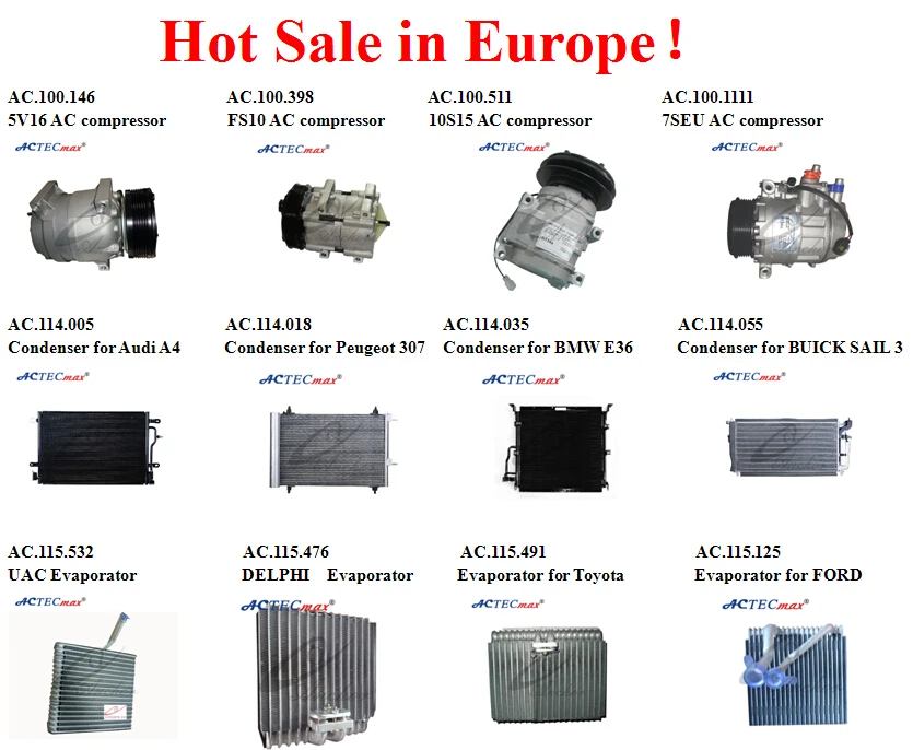 Actecmax Auto Ac Condenser With Core Size 16*21*18 Universal Condenser