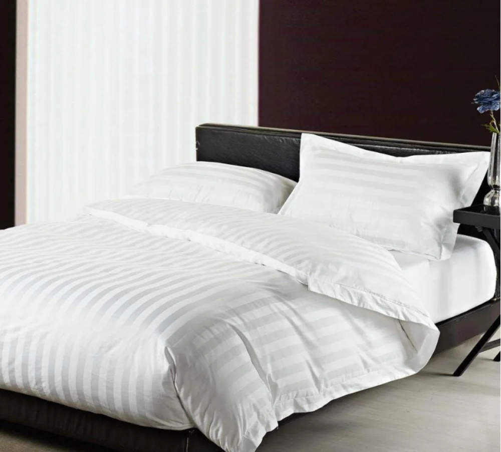 Super King Size 60 Cotton 40 Polyester Bed Sheet Set For Hotel Plain White American Sets Organic