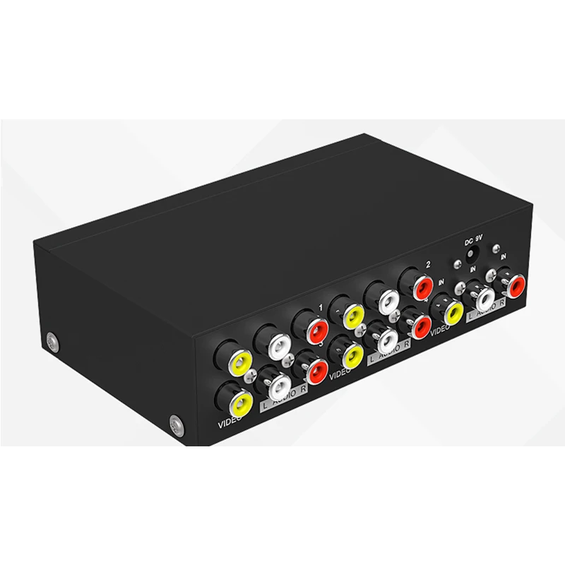 1 To 4 Composite Video Audio 3rca Av Powered Amplifier Splitter