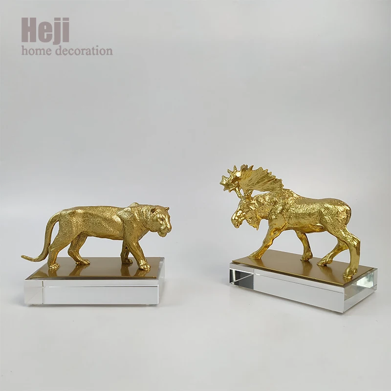 China Factory Modern Luxury Brass Tiger Home Accessories Decoration Pieces Buy Home