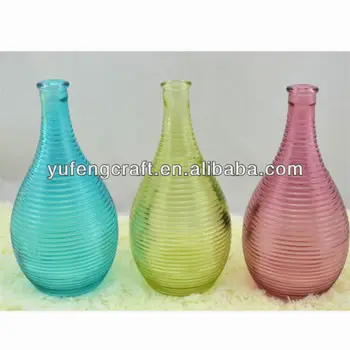 Glass Flower Bud Vase Color Spray Glass Vase Clear Glass Vases For