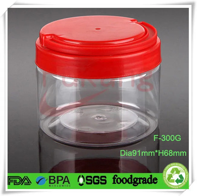 Hot Sellingn 500g Transparent Plastic Pet Round Storage Food Jar with Screw  Cap - China Round Pet Plastic Storage Food Jar, 500g Round Plastic Food Jar  with Screw Cap