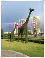 

Wholesale real looking plastic garden decorative artificial topiary animal with metal frame cheap price