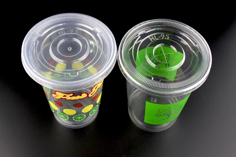 Different Sizes Disposable Plastic Cups With Dome Lid Or Flat Lid Buy
