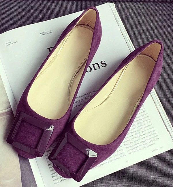 2018 New Fashion Upper Suede Flats Shoes Women,Ladies Flats Shoes - Buy ...