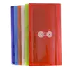 Hot sale new style custom logo printed promotional A4 size clear envelope expandable plastic folders with string