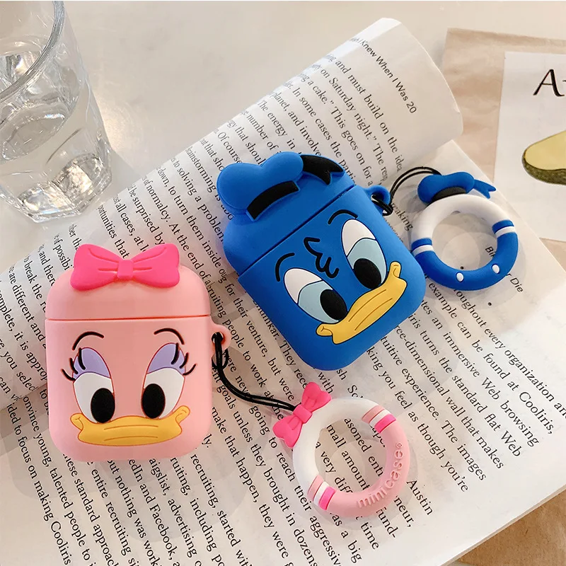 

Hot Selling Airpods Case Cartoon Cover For Apple AirPods With Anti-Lost Hook