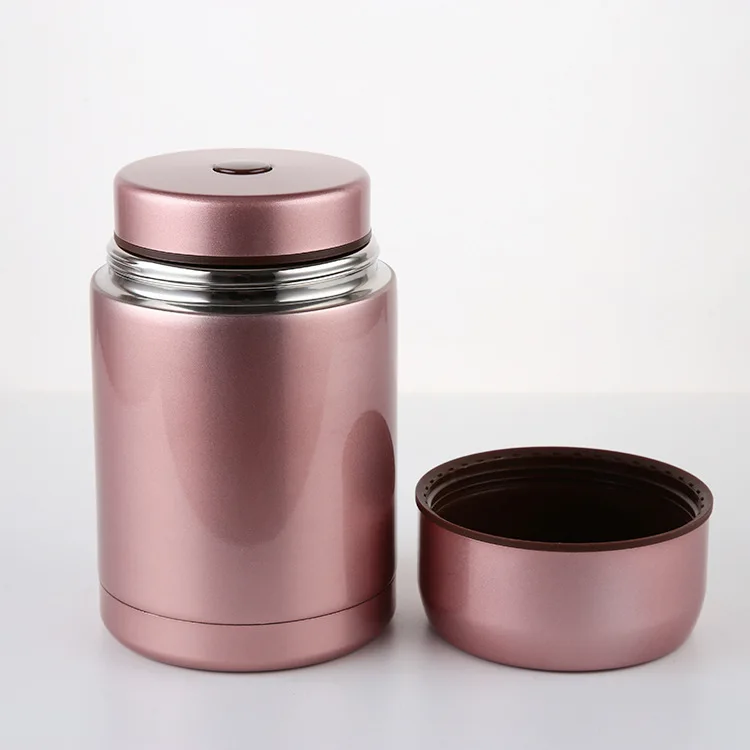 1L 800mL Double wall Vacuum kids school food flask Thermos Stainless steel Insulated Travel Food Jar with Lid