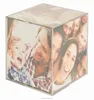 Crystal glass photo cube acrylic picture frame box acrylic decoration gift display