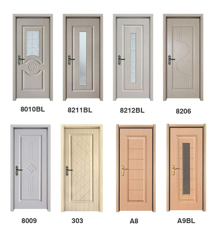 pvc interior door ZMKX601 Factory Price Pvc Interior and Exterior