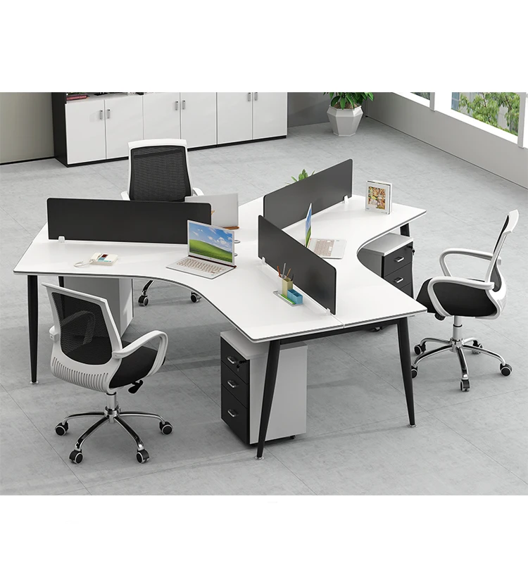 Modern Office Furniture Call Center Round Office Workstation 6