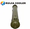 Shell & tube heat exchanger hydraulic oil water cooler for gearbox cooling