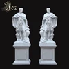 Carved natrual white marble sculpture man statues
