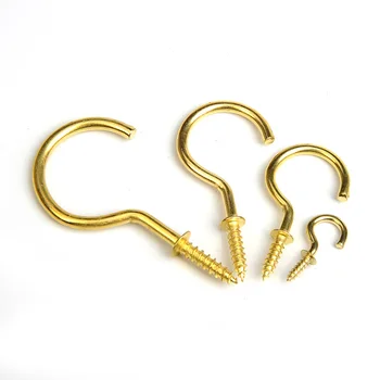 Decorative Screw Hooks Top Quality Open Eye Screw Hooks Galv Black