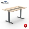 top quality dual motors 2 stage height adjustable sit to stand raise up desk using electronic engines
