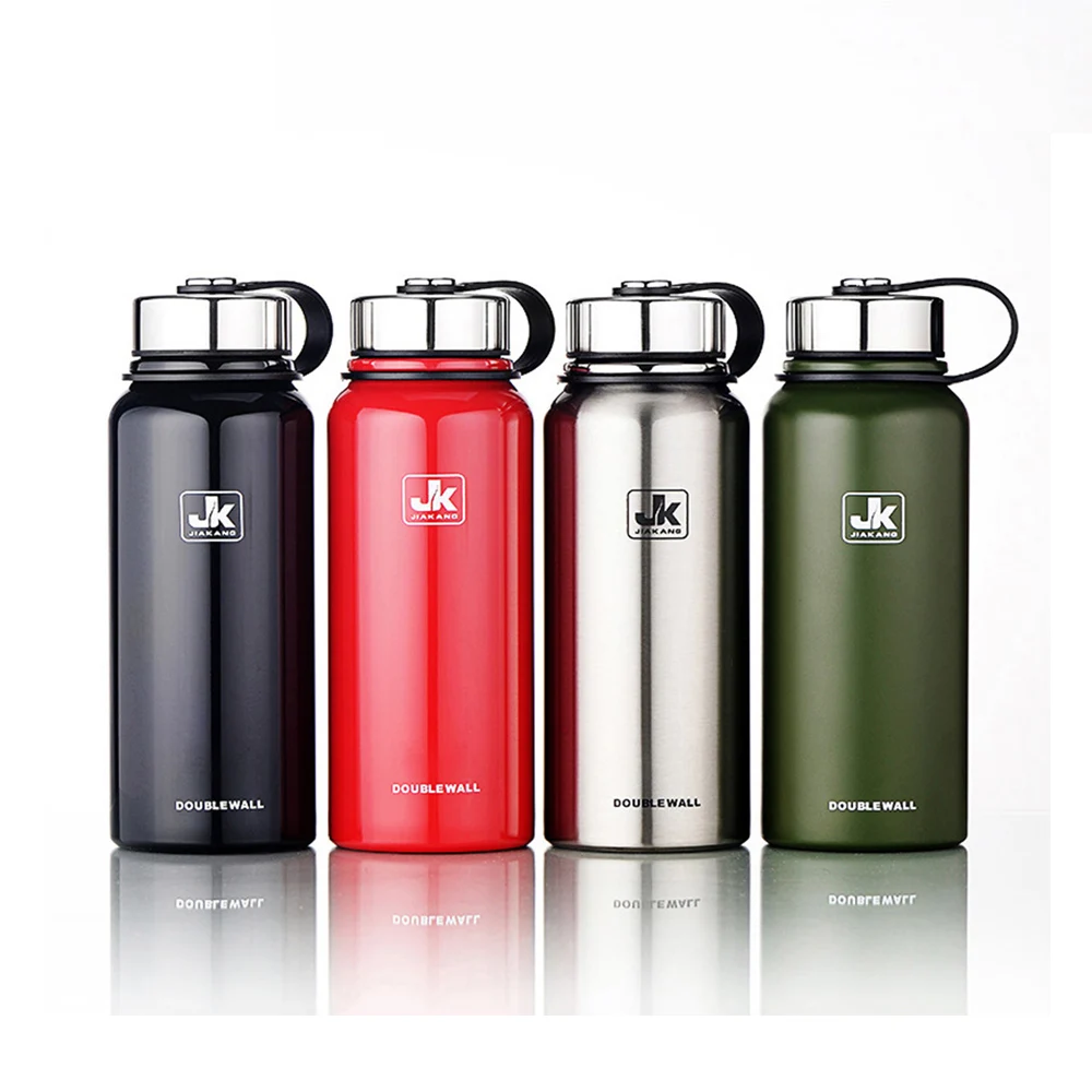 

Portable Outdoor Stainless Steel Water Bottle Vacuum Insulated 20-50 oz Capacity, Black;red;sliver;green