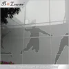 Better wind resistance than traditional solid signage image perforation panel