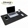 Wholesale waterproof PVC leather office padded protector computer keyboard desk mat