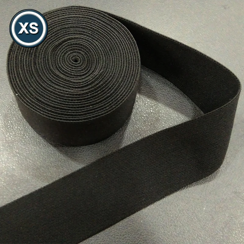 

bulk in stock cheap soft grey black white nylon elastic band for pants, Custom