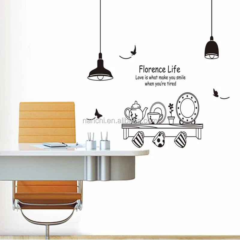 Modern Florence Hidup Hitam Putih Teh Set Stiker Dinding Pintu Masuk Modern Florence Hidup Hitam Putih Teh Set Stiker Dinding Pintu Masuk Sofa Dekorasi Dapur Panas Dan