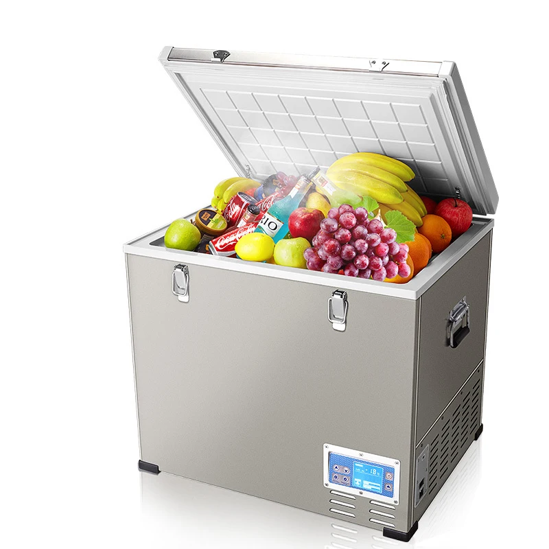 12v 45l Portable Car Fridge Car Compressor Refrigerator For Camping