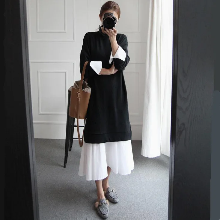 

Maxnegio longline shirt blazer dress women sweatshirt dress