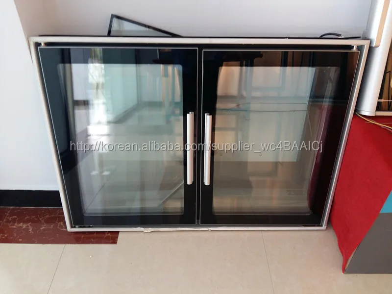 commercial walk-in freezer aluminium glass door for freezer parts