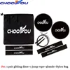 Soft Non Slip Squats Mobility Hip Resistance Band With Core Sliders And Fitness Rope Set