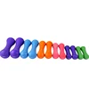 Commercial rubber hex dumbbell custom vinyl dumbbell set price