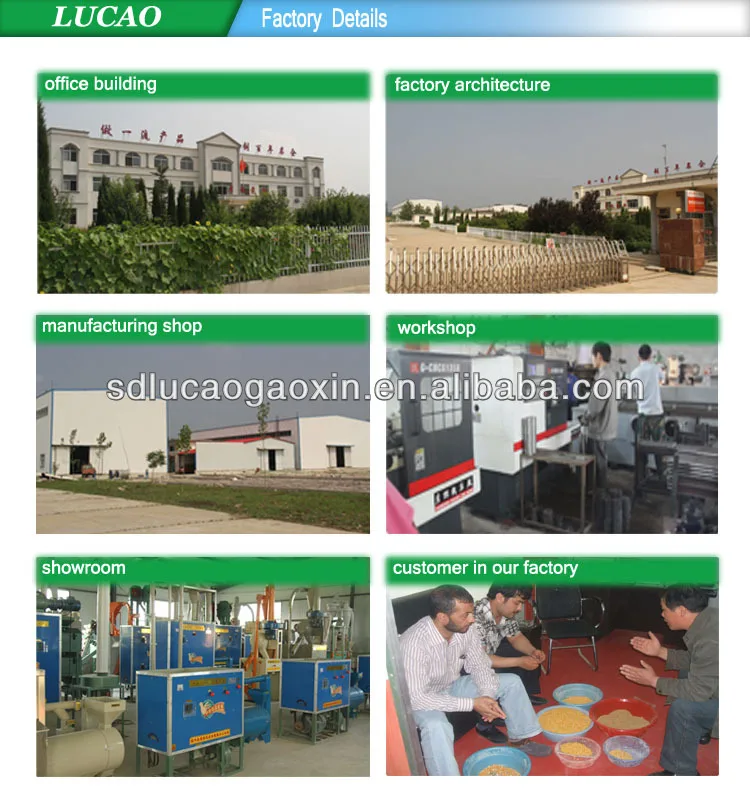 Lucao high tech machinery 6FW-D1 corn grits milling machine