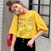 custom fashion print big sizes xs-xxxxl loose fit t-shirt camisetas al por mayor mujer