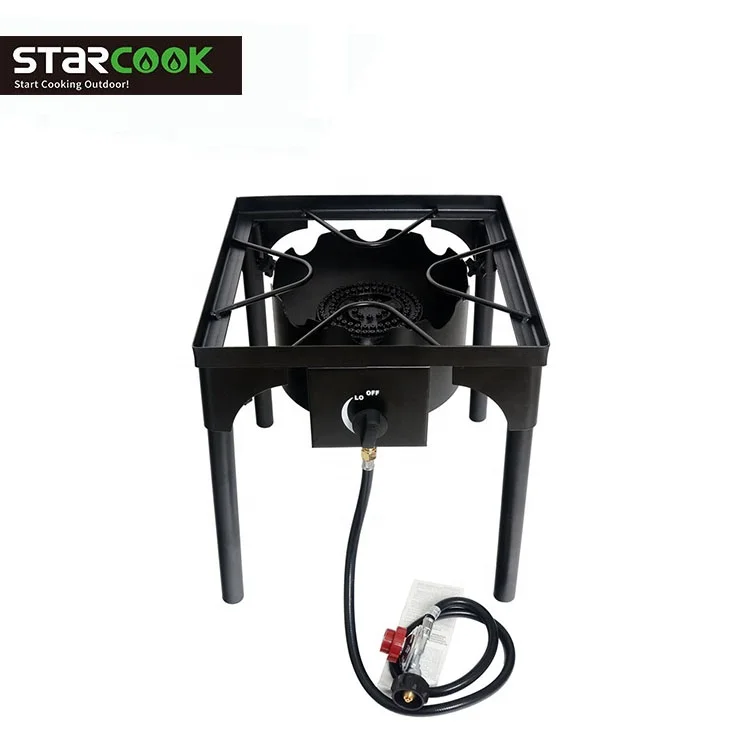 

New style Gas Stove Cart with Two Lever gas burner BBQ gas grills