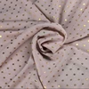 Foil printed silk chiffon fabric korean chiffon fabric chiffon fabric flower print