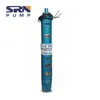 Long shaft deep well pump for irrigation with water filling type motor