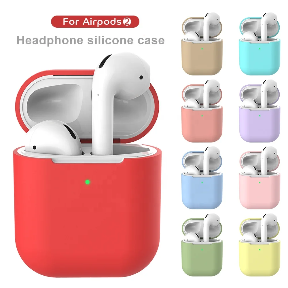 

2022 Wholesale price of NEW Silicon Case for airpods 2, Multi color