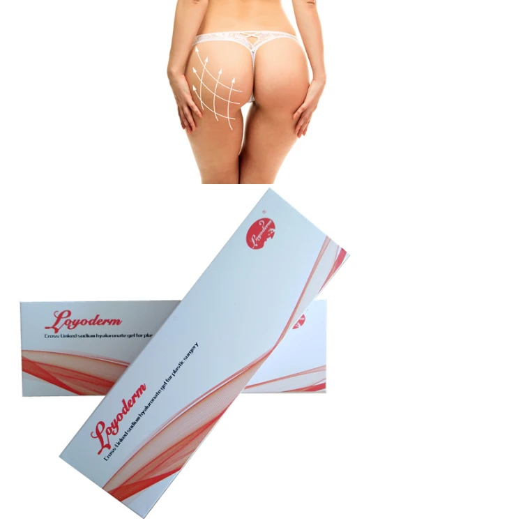 

2018 hyaluronic acid dermal filler butt injections hydrogel for buttocks enlargement, Transparent