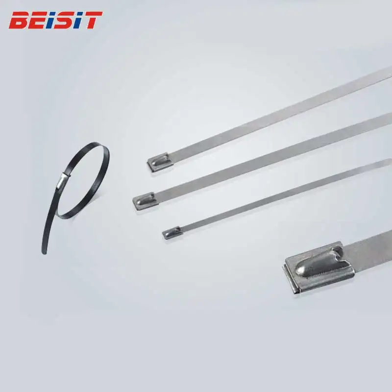 Beisit UL-Certification PVC Coated Metal Stainless Steel Cable Tie ...