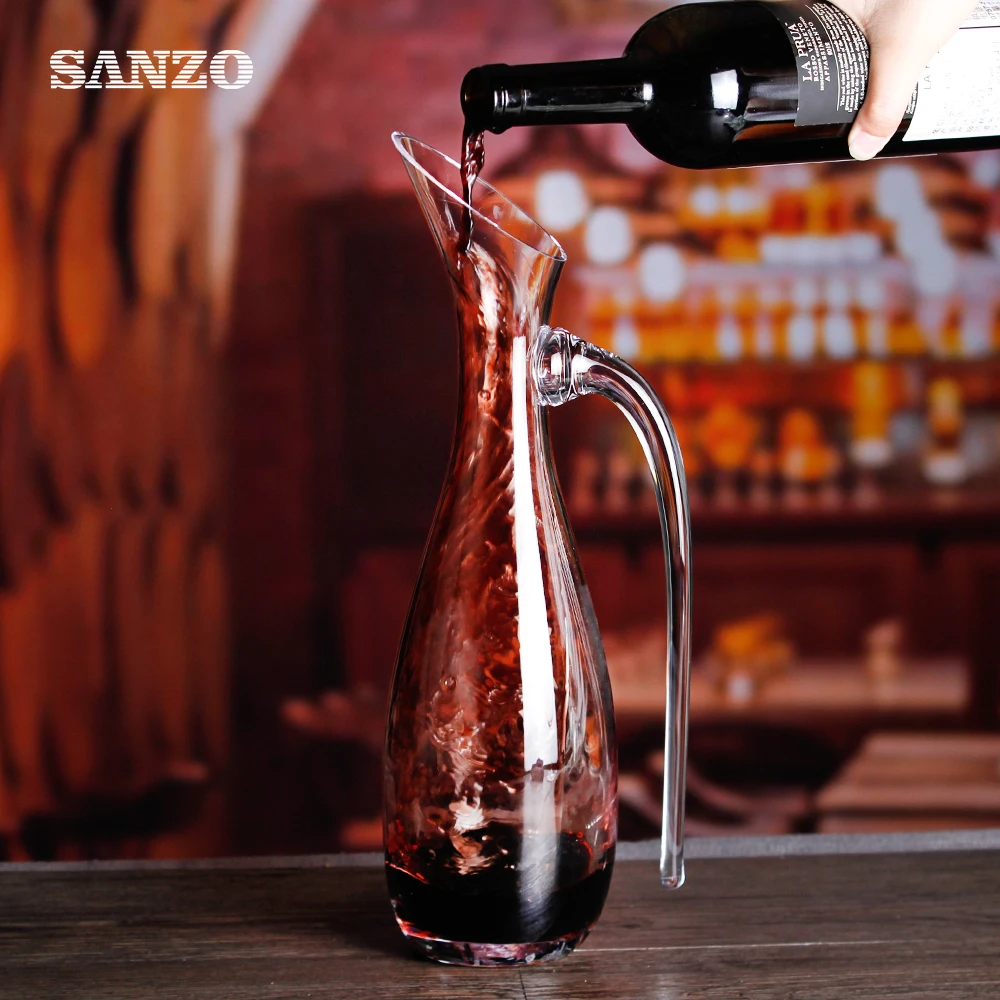 960076 手工水晶龙舌兰玻璃红葡萄酒酒瓶