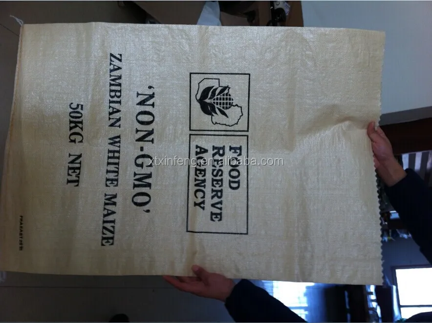 Agriculture Industrial Fertilizer Plastic Bags,40kg Pp Woven Material