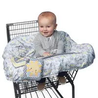 

2019 Hot Sell Folding Shopping Cart Covers Fashion High Chair Cover For Baby 2 in 1