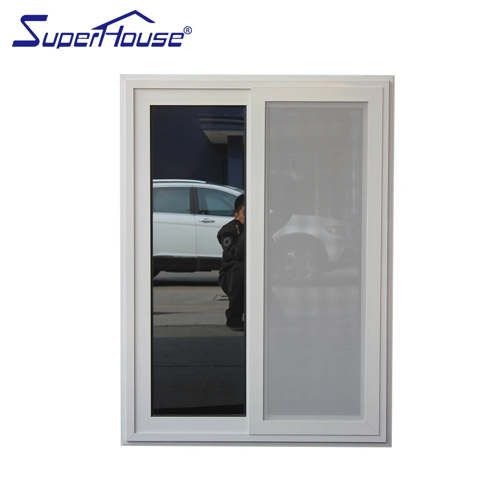 wholesales high quality slide window aluminum framed tempered glass sliding window