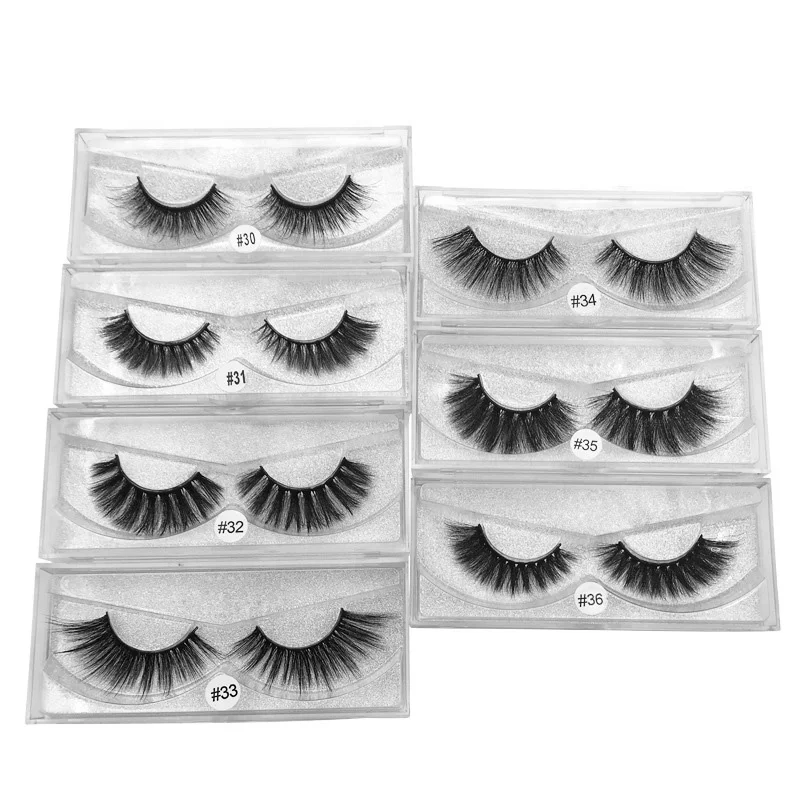 

3D Mink Lashes Luxury Handmade Natural Long False Eyelashes Makeup Upper Lashes, N/a