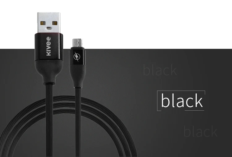 Wholesale Rainbow Colorful 1m Micro Usb Cell Phone Charger Data Cable For Android Phone